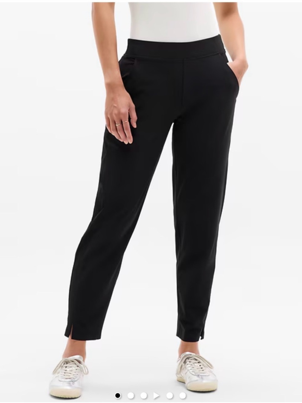 NWT - Athleta Brooklyn Mid Rise Ankle Pant 10 Tall Black